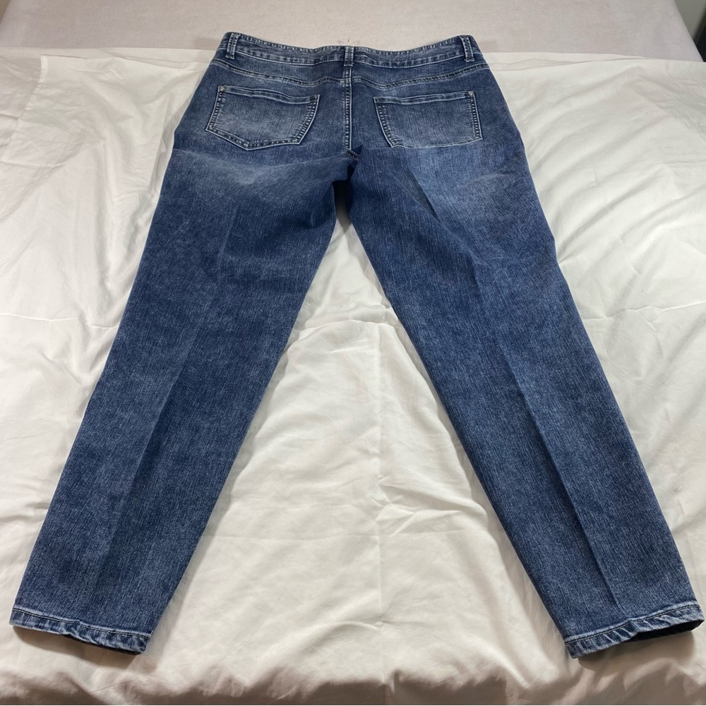 Maurices EverFlex High Rise Jeans 14 Short Tapered Leg woman’s jeans Lig…
